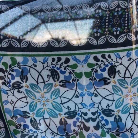 MAX STUDIO Batwing kimono floral scarf print  top size S - Picture 7 of 13